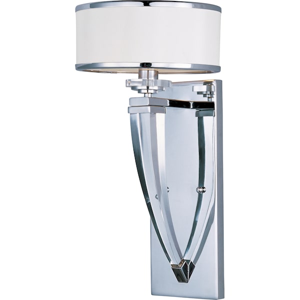 Maxim Lighting Metro 1-Light 8.75" Wide Polished Chrome Wall Sconce 39828BCWTPC - main